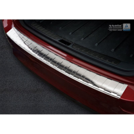 RVS Achterbumperprotector passend voor BMW X6 (E71) 2009-2014 'Ribs'