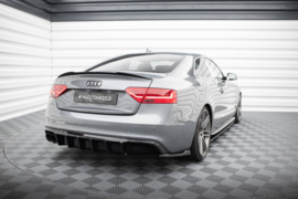 Maxton Design Achterspoiler Audi A5 S-Line Coupé / Sportback 8T Facelift (versie met enkele zij- en dubbele uitlaat)