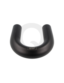 Aluminium bocht 180° Zwart (diverse maten)