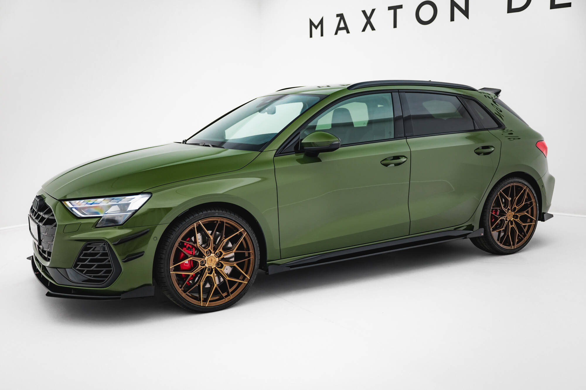 Maxton Design Street Pro Zijskirts Diffusers + Flaps Audi S3 Sportback / A3 S-line Sportback 8Y Facelift