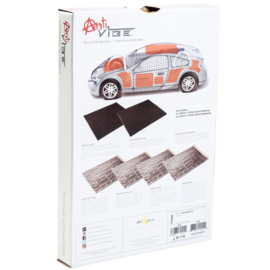 Set Anti-Vibe Caraudio dempingsmateriaal - 6-delig (2x 50x60cm + 4x 27x37cm)