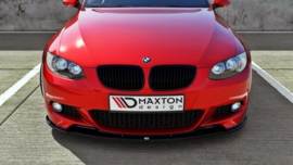 Maxton Design FRONT SPLITTER voor BMW 3 E92 MPACK (PREFACE MODEL past op M Performance splitters)