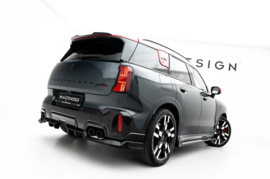 Maxton Design Achtersplitter (met verticale stangen) Mini Countryman JCW U25