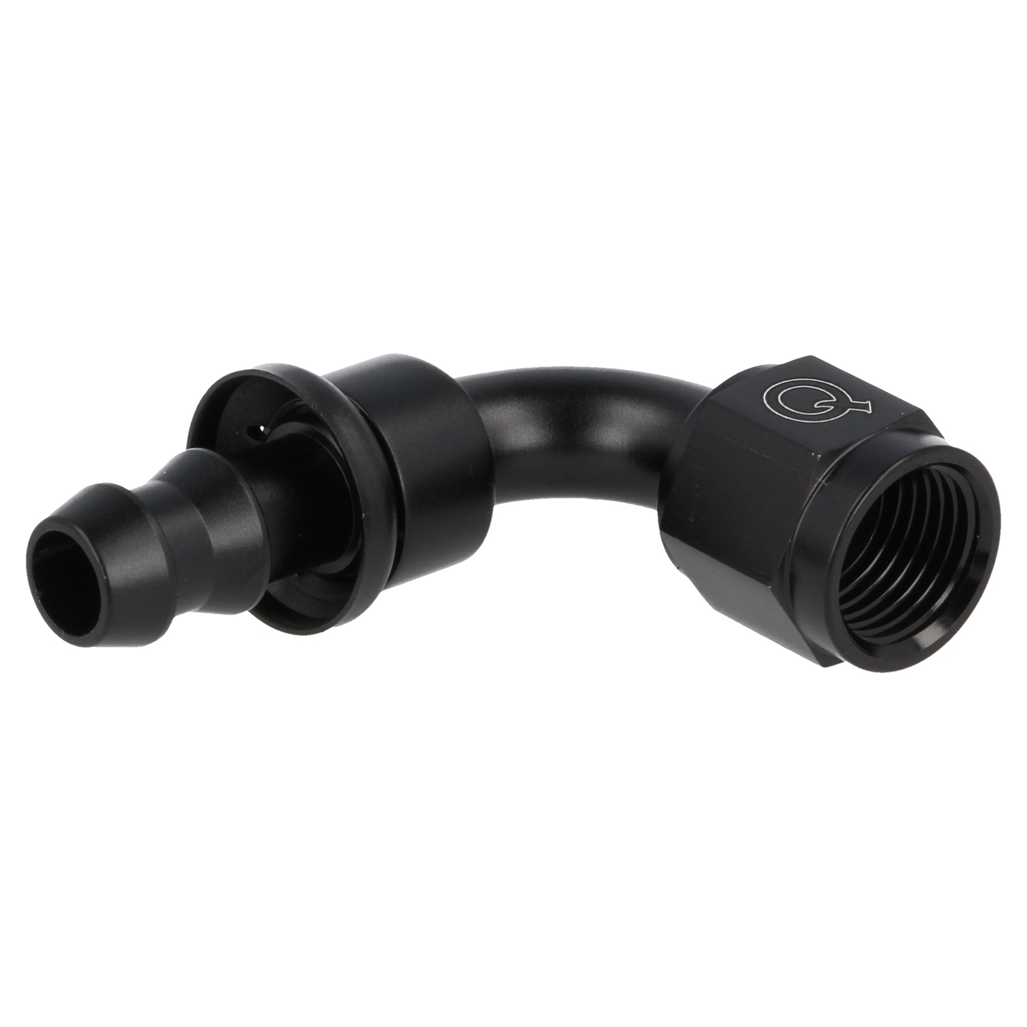 QSP slang adapter push-on 90° AN10