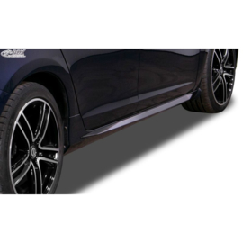 Sideskirts 'Slim' passend voor Volvo S60/V60 2013-2018 (ABS zwart glanzend)