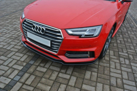 Maxton Design VOORSPLITTER V.1 AUDI S4 / A4 S-LINE B9 Gloss Black
