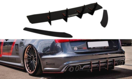 Maxton Design Achterdiffuser en achterzijsplitters Audi S6 C7 FL