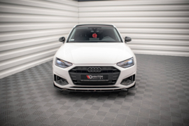 Maxton Design VOORSPLITTER V.1 AUDI A4 B9 FACELIFT Gloss Black