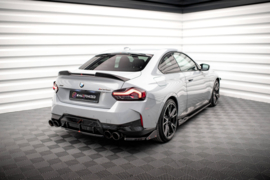 Maxton Design Achterzijde splitters V.2 + flappen BMW 2 Coupé M240i G42