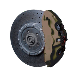 Foliatec Remklauwlakset - Combat mat-groen - 3 Componenten