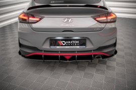 Maxton Design Street Pro Achterzijde Splitters + Flaps Hyundai I30 Fastback N-Line Mk3 Facelift