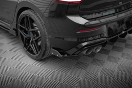 Maxton Design Achterzijde splitters V.6 + flappen Volkswagen Golf R Mk8