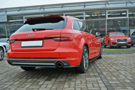Maxton Design ACHTERZIJSPLITTERS AUDI A4 B9 S-LINE Gloss Black