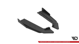 Maxton Design Street Pro Achterzijde Splitters V.1 + Flaps Ford Mustang GT Mk6 Facelift