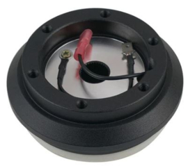 SK-Import Steering Wheel Hub Short Black Aluminum Honda Civic,Accord,Prelude