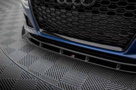 Maxton Design VOORSPLITTER V.1 AUDI A4 COMPETITION B9 Gloss Black