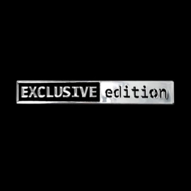 Nikkel Sticker 'EXLUSIVE EDITION' - 70x10mm