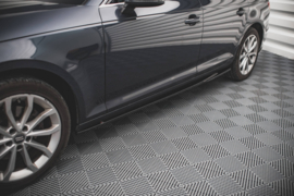 Maxton Design SIDESKIRTS DIFFUSERS AUDI A4 AVANT B9 Gloss Black