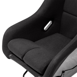 Sportstoel 'FS' - Zwart - Vaste polyester rugleuning - incl. sledes