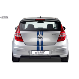 Achterskirt 'Diffusor' passend voor Hyundai i30 (FD/FDH) 2007-2010 (ABS zwart glanzend)