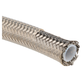 QSP remslang RVS mantel PTFE AN4 coating transparant (ø 4,83mm)