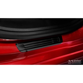 Zwart RVS Instaplijsten passend voor Opel Corsa F HB 5-deurs 2019- 'Special Edition' - 4-delig