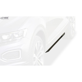 Sideskirts 'Slim' passend voor Volkswagen T-Roc 2017- (ABS zwart glanzend)