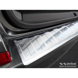 RVS Achterbumperprotector passend voor Volkswagen Caravelle T6 2015- & FL 2019- (met achterklep) 'Ribs'
