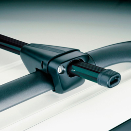 Universele Dakdragerset Twinny Load Logico Key 120cm Zwart Staal voor auto's met open reling