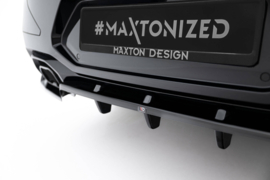 Maxton Design Achtersplitter (met verticale spijlen) V.2 BMW X4 M-Pack G02 Facelift