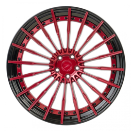 ZP.MODULAR 2 5x112 Blood red Center / Gloss black lip
