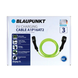 Blaupunkt Electric Vehicle Laadkabel Type2>2 16A 1ph A1P16AT2 8m