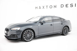 Maxton Design Street Pro Zijskirts Diffusers + Flaps Audi A5 Sportback F5 Facelift