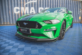 Maxton Design Frontsplitter V.2 + flappen Ford Mustang GT Mk6 Facelift