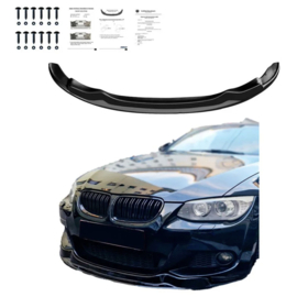 Oneway Voorspoilerlip passend voor BMW 3-Serie E92/E93 M-Sport 2010-2013 - Glanzend zwart