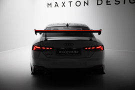 Maxton Design Carbonspoiler met bovenste zwaanbevestiging + LED Audi A5 / A5 S-Line / S5 / RS5 Coupé F5 / F5 Facelift