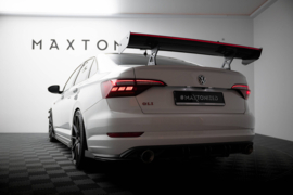 Maxton Design Carbon Spoiler Met Interne Beugels Staanders + LED Volkswagen Jetta GLI Mk7