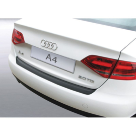 ABS Achterbumper beschermlijst passend voor Audi A4 Sedan 2008-2012 Zwart