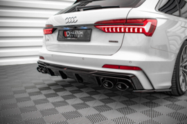 Maxton Design Achterspoiler + Uitlaat Eindstukken Imitatie Audi S6 / A6 S-Line C8