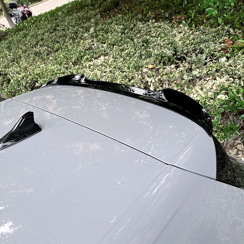AutoStyle Dakspoiler (Spoiler Cap) passend voor Volkswagen Golf VIII HB 3/5-deurs GTi/GTD/GTE/R/R-Line 2020- (ABS Glanzend zwart)