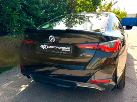 Achterspoilerlip passend voor BMW i4 G26 Sedan 2021- (PU)