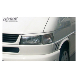 Koplampspoilers passend voor Volkswagen T4 'Wijsneus' 1996-2003 (schuine koplamp) (ABS)