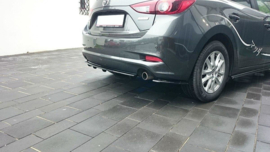 Maxton Design Achtersplitter Mazda 3 BN (Mk3) Facelift (met verticale spijlen)