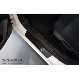 Zwart RVS Instaplijsten passend voor BMW 1-Serie F40 HB 5-deurs 2019- 'Special Edition' - 4-delig
