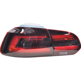 AutoStyle Set Golf 8-Look LED Achterlichten passend voor Volkswagen Golf VI 2008-2012 excl. Variant - Rood/Helder/Rookgrijs - incl. Dynamic Running Light