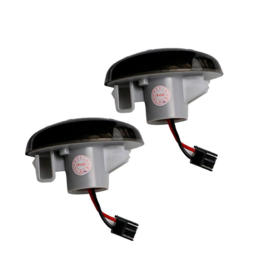 Set LED Zijknipperlichten passend voor Mercedes A-Klasse W168 / Vito W639 / Vito W447 / Citan W415 - Rookgrijs- incl. Dynamic Running Light