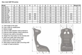 QSP racestoel FIA RX-10P XL (2029)