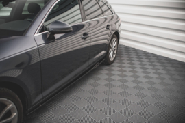 Maxton Design SIDESKIRTS DIFFUSERS AUDI A4 AVANT B9 Gloss Black
