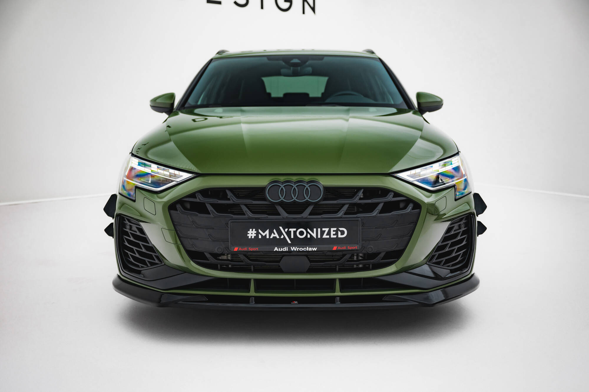 Maxton Design Voorbumpervleugels (Canards) Audi S3 Sportback / A3 S-line Sportback 8Y Facelift