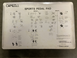 Camco Pedal Set Red/White Universeel